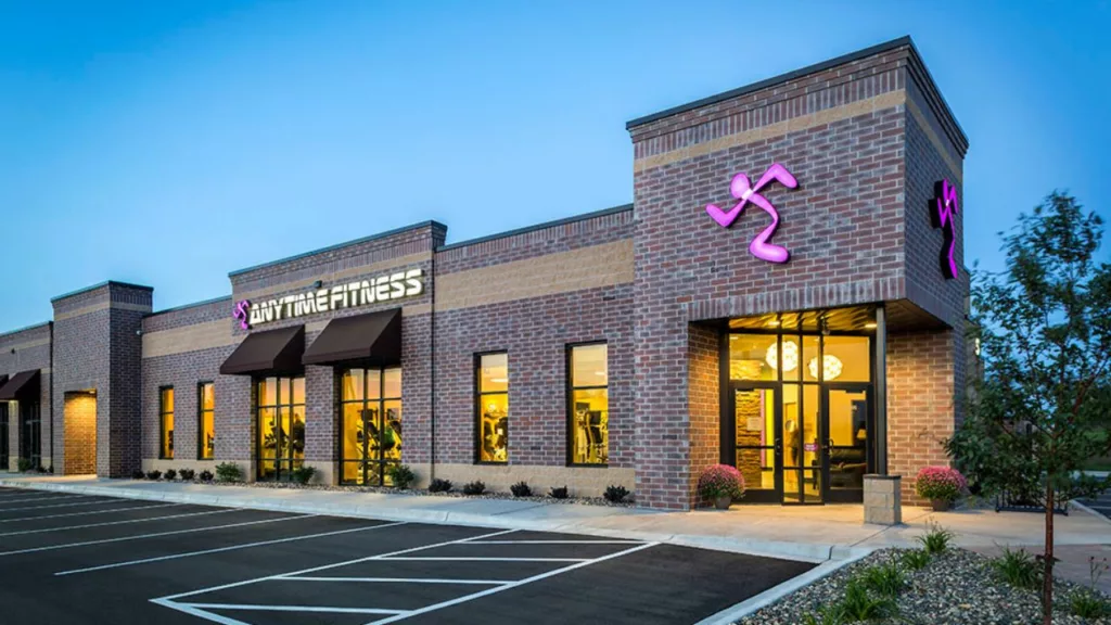 The anytime fitness building